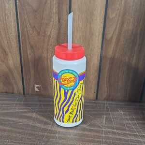 Coca Cola Striped Party Cup - Red and Purple